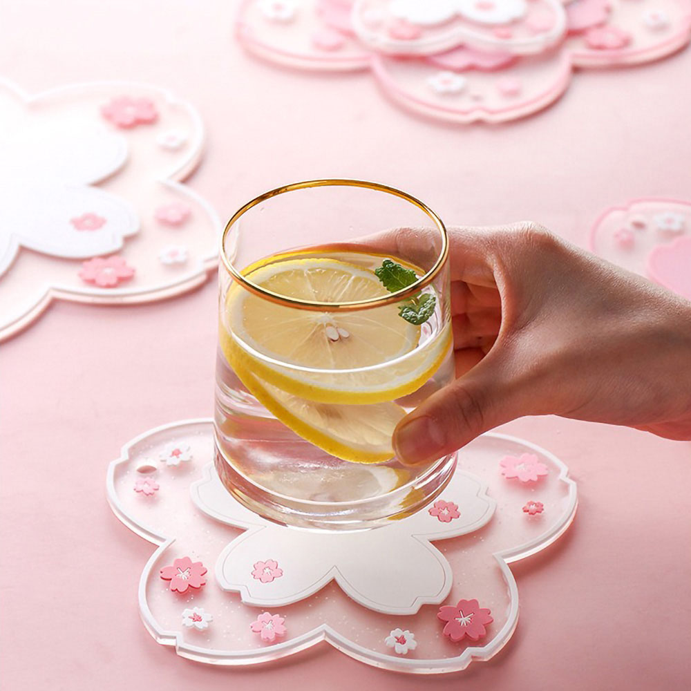 Commercial Kitchen Table - Cherry Blossom Heat Insulation Pad Dining