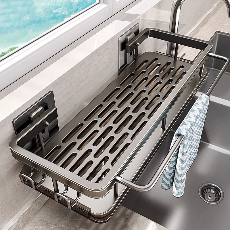 Commercial Kitchen Rack - Multi-functional Kitchen Shelf, Drying Rack, Mop