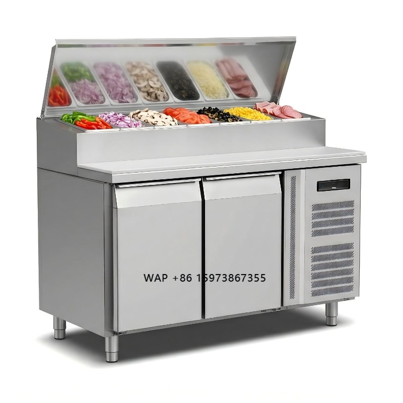 Commercial Kitchen Table - OEM Counter Fridge Sandwich Prep 2