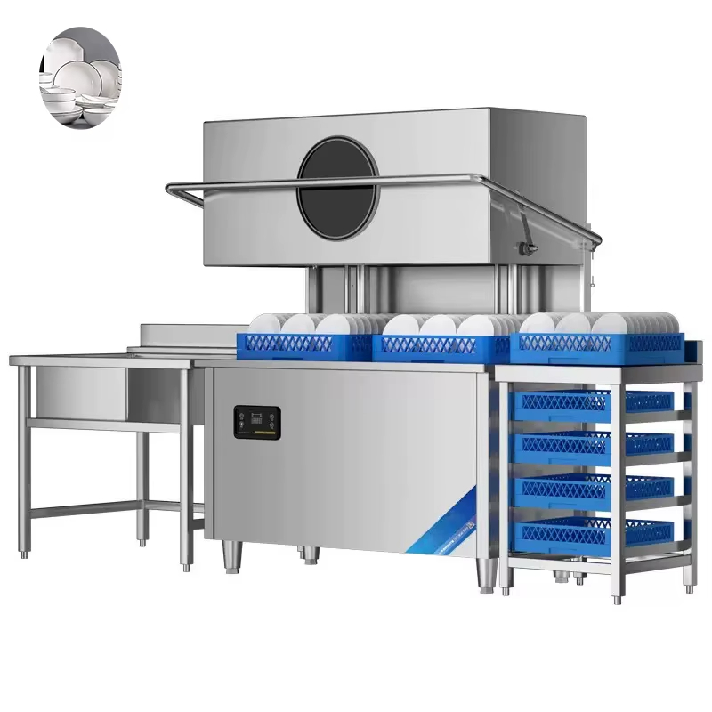 Commercial Kitchen Hoods - Custom Fast Cycle Commercial Hood Dishwasher,