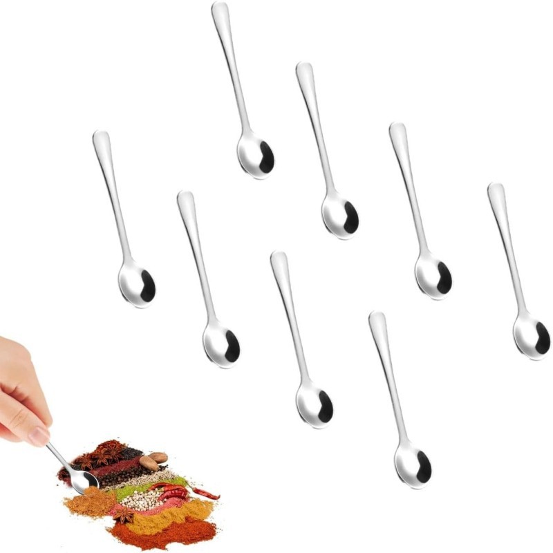 Commercial Kitchen Design - 【8-Count 304 Stainless Coffee Scoop 】Teardrop