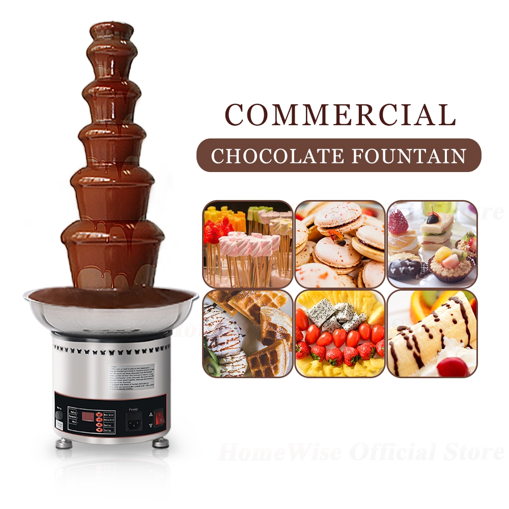 Chocolate Fountain Commercial - Chocolate Fountain Stainless Steel Chocolate Waterfall