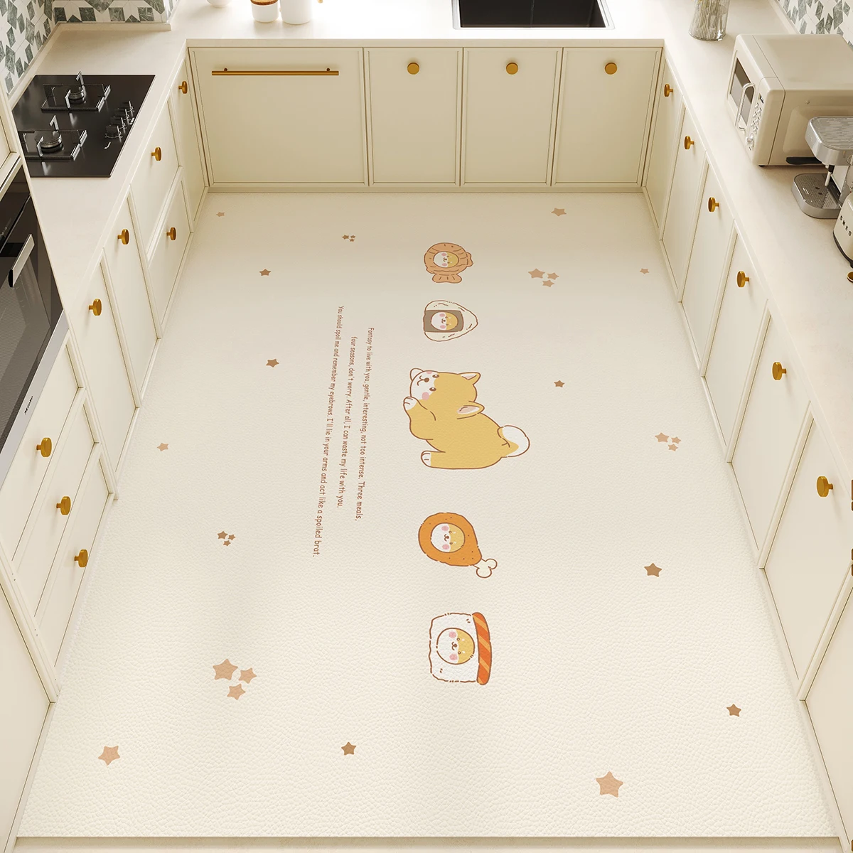Commercial Kitchen Vinyl - PVC Kitchen Carpet Waterproof Non-slip Floor