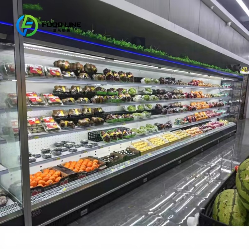 Refrigerated Display Case - Refrigerated Display Case Customized Supermarket Open
