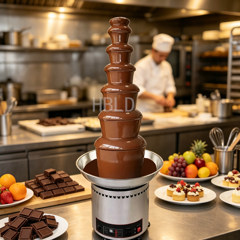 Chocolate Fountain Commercial - Stainless Steel Chocolate Fountain Waterfall Machine