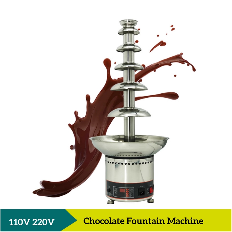 Chocolate Fountain Commercial - 5 layers/6 layers Commercial Chocolate Fountain