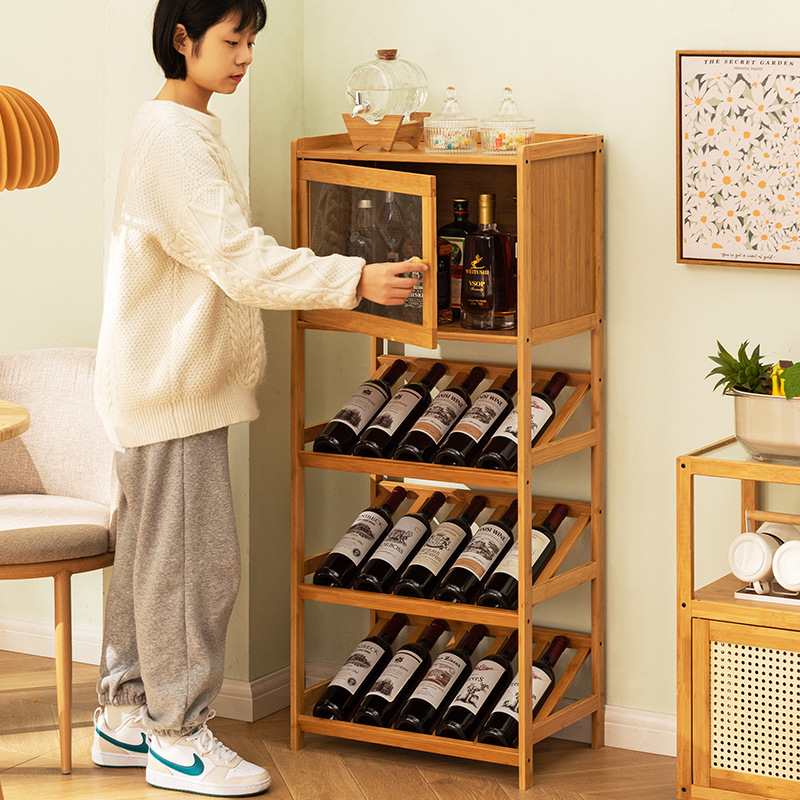 Solid Bamboo Wine Rack 3/4-Tie - Commercial Kitchen Rack review and price