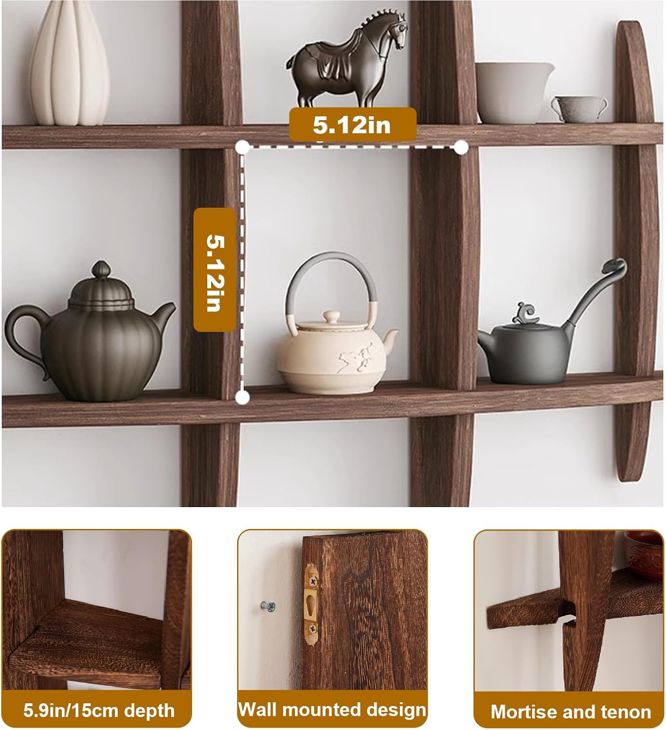Solid Wood Chinese Tea Cup Hol - Commercial Kitchen Rack review and price