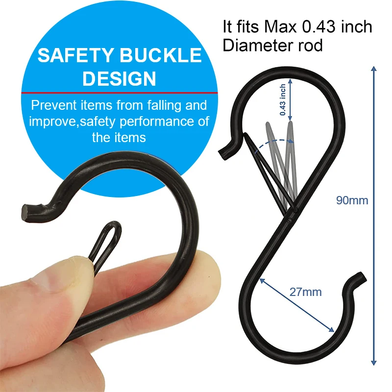 10 /100pcs Metal Hanging Hooks - Commercial Kitchen Rack review and price