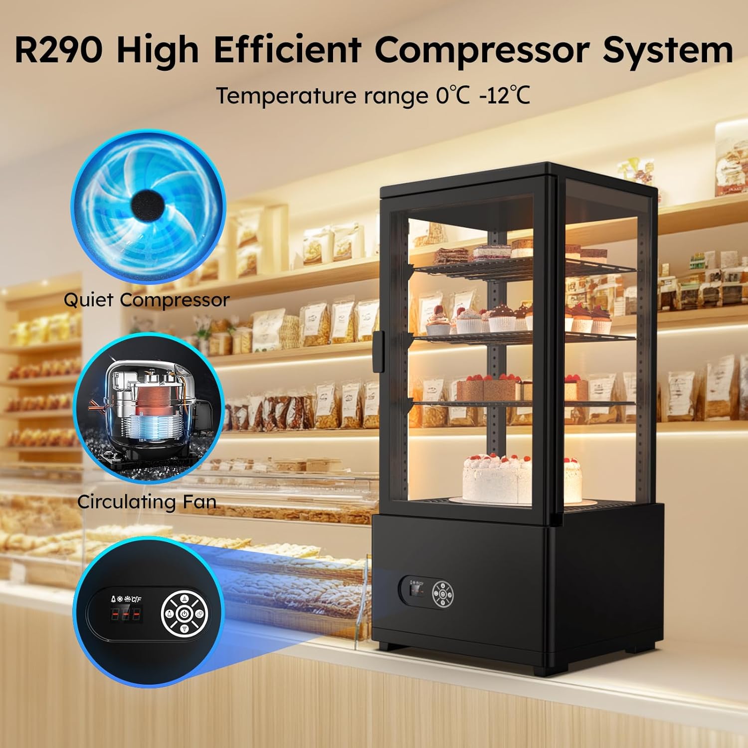 Commercial Display Refrigerato - Refrigerated Display Case review and price