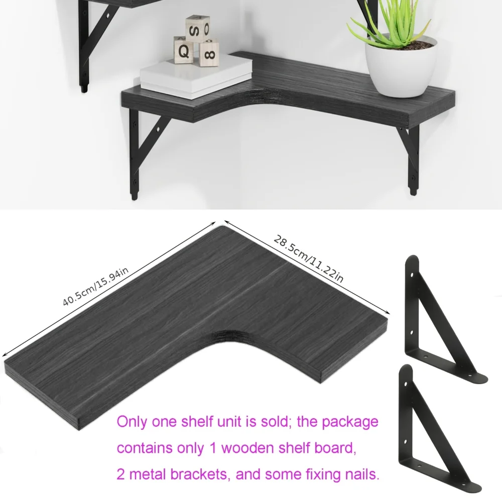 Natural Wood Grain Floating Sh - Commercial Kitchen Rack review and price