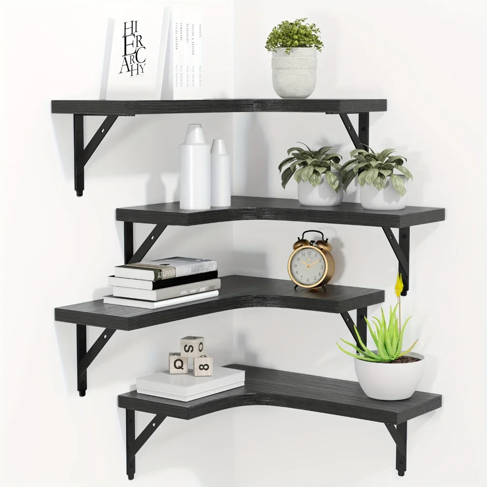Natural Wood Grain Floating Sh - Commercial Kitchen Rack review and price