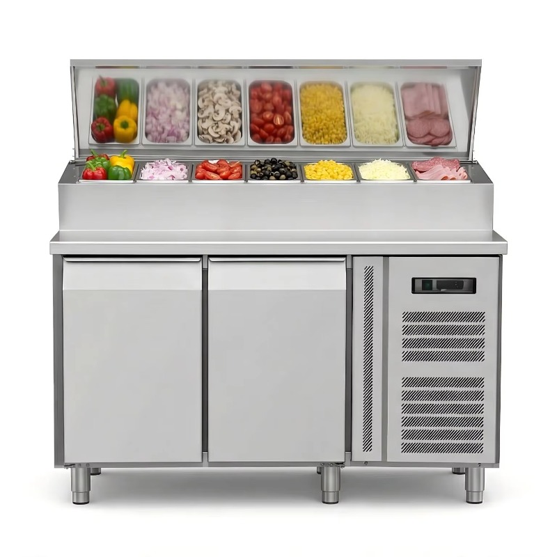 OEM Counter Fridge Sandwich Pr - Commercial Kitchen Table review and price