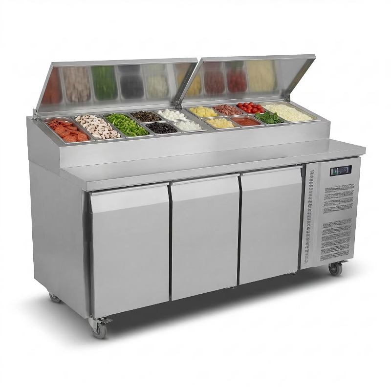 OEM Counter Fridge Sandwich Pr - Commercial Kitchen Table review and price