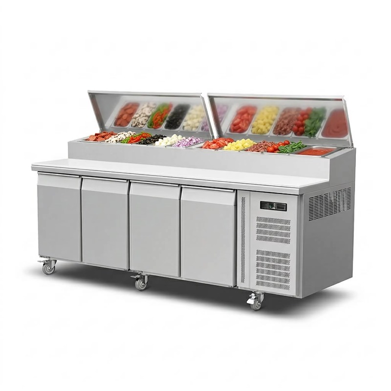 OEM Counter Fridge Sandwich Pr - Commercial Kitchen Table review and price
