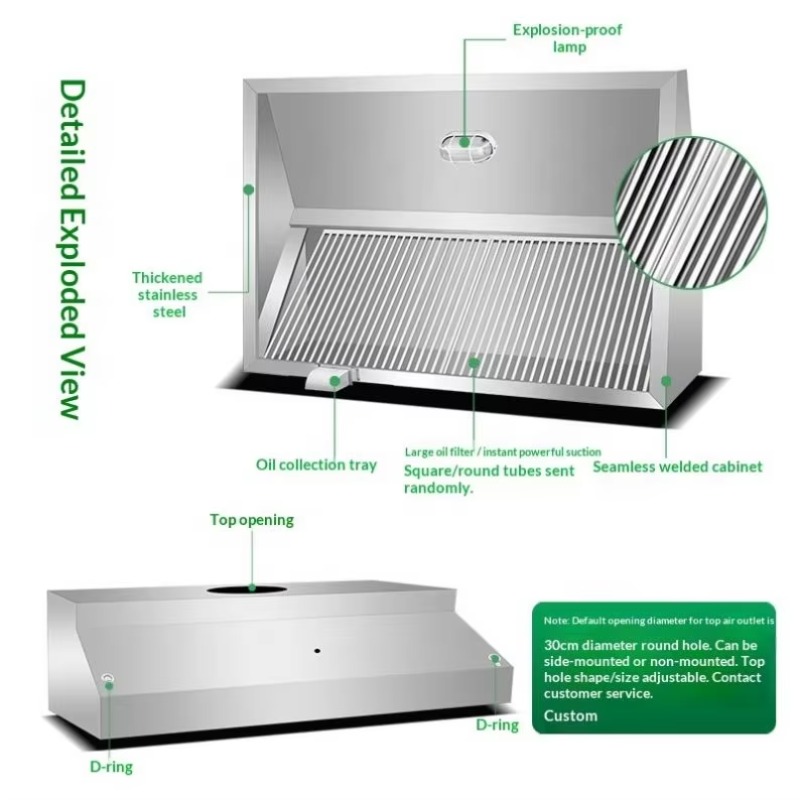 Commercial Customizable Kitche - Commercial Kitchen Hoods review and price