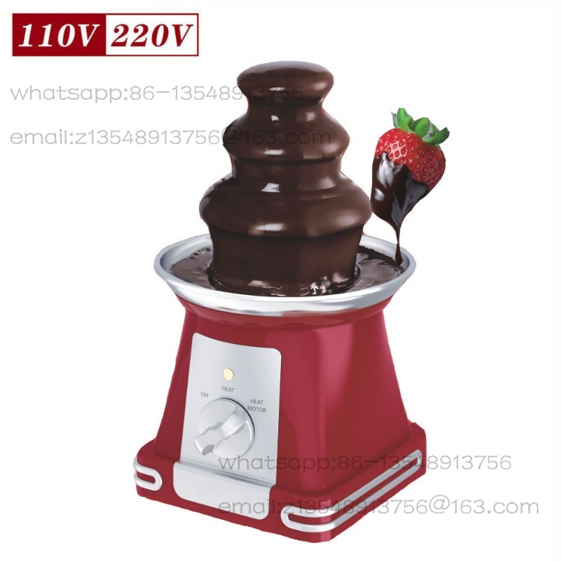 Household mini US standard thr - Chocolate Fountain Commercial review and price
