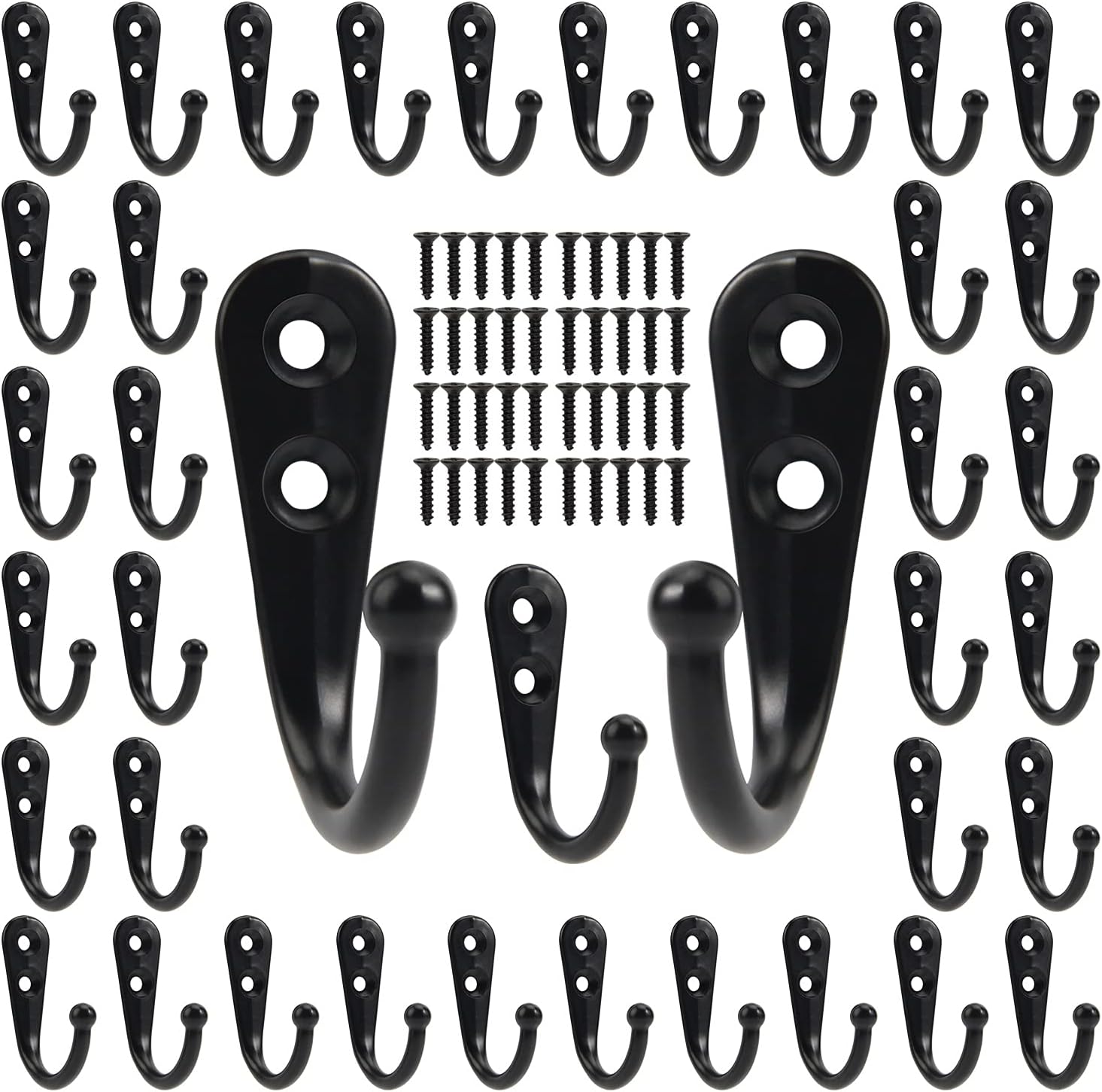 Black Metal Hooks with Screws  - Commercial Kitchen Rack review and price
