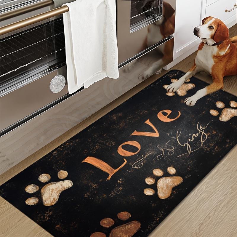 Cat Dog Paw Print Pattern Kitc - Commercial Kitchen Design review and price