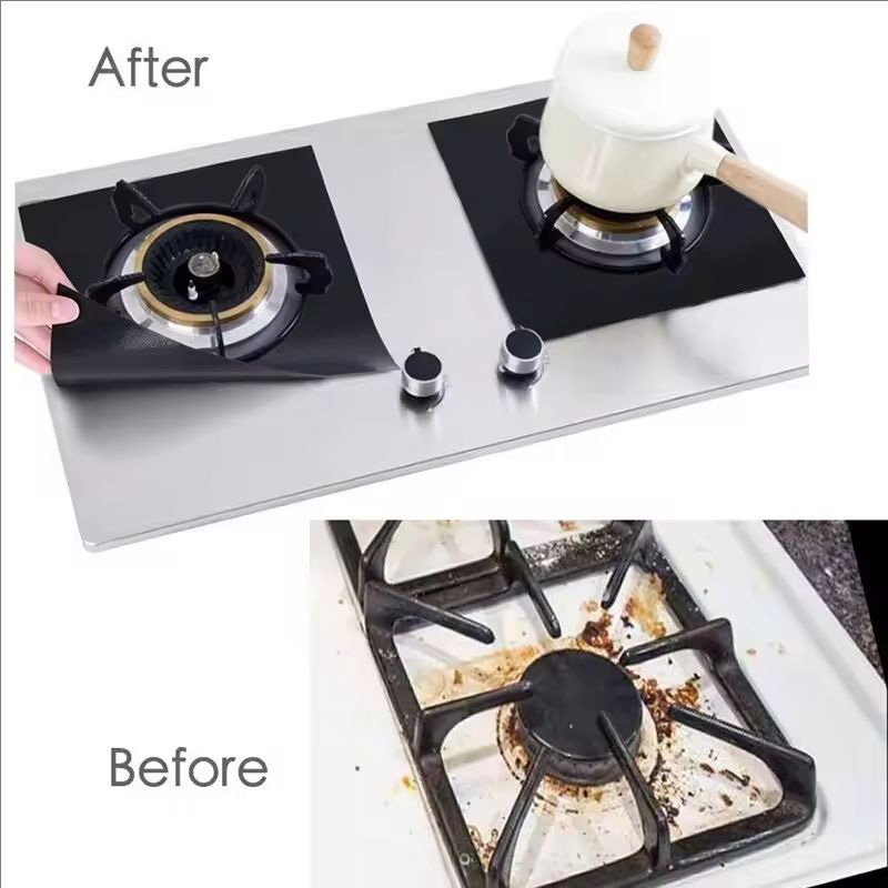 2/4/8Pcs Gas Stove Protector C - Commercial Kitchen Hoods review and price