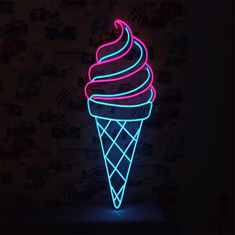 Ice Cream LED Neon Light | Wal - Commercial Kitchen Light review and price