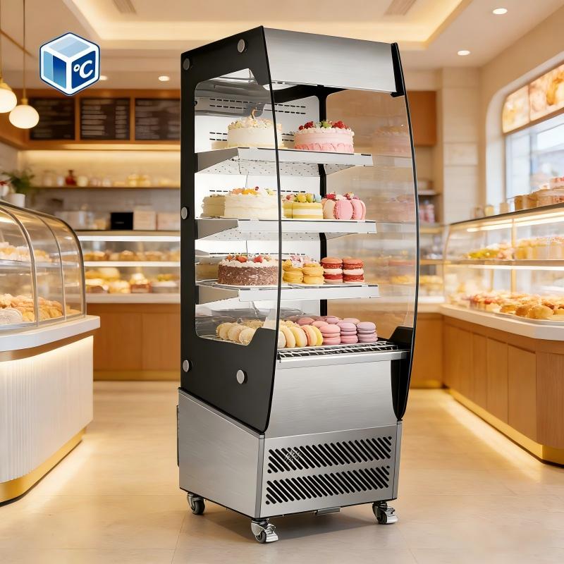 494x677x1455mm Rotating Commer - Refrigerated Display Case review and price