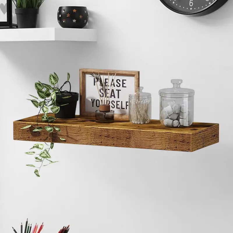 Durable Floating Wall Shelf wi - Commercial Kitchen Rack review and price