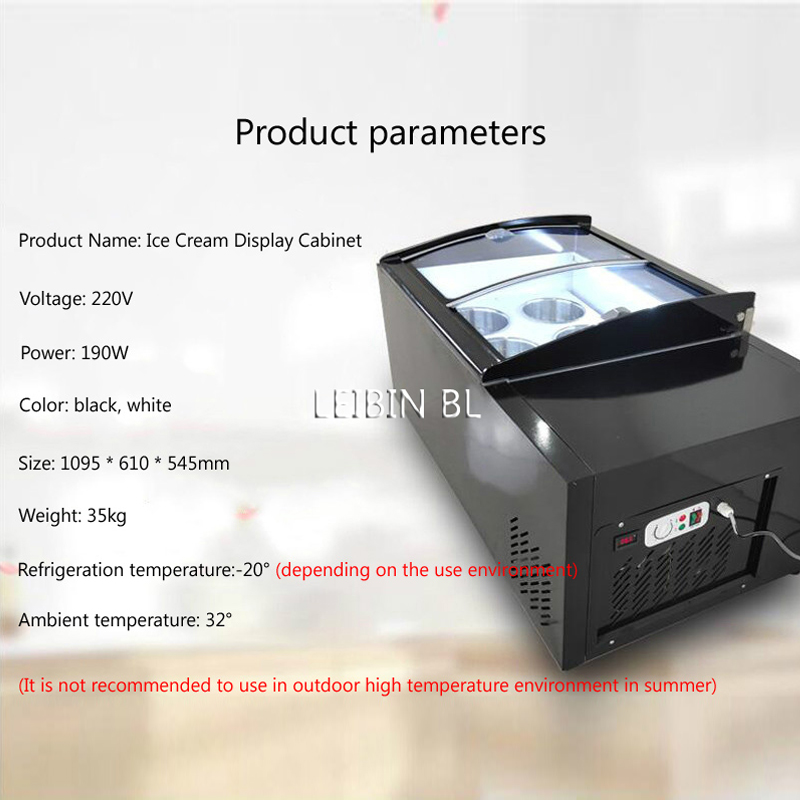 Commercial Refrigerated Ice Cr - Refrigerated Display Case review and price