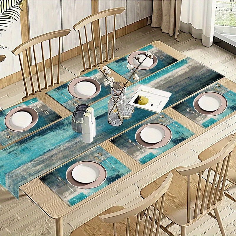 VIKAMA Morandi Abstract Ink Ta - Commercial Kitchen Table review and price