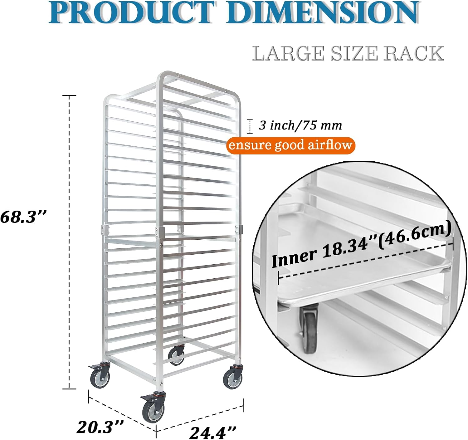 Commercial 20 Tier Stainless S - Commercial Kitchen Rack review and price