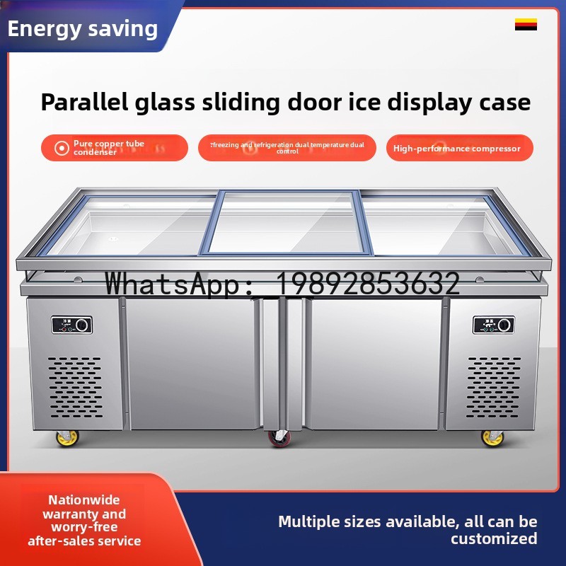 Seafood ice display case refri - Refrigerated Display Case review and price
