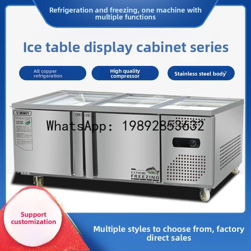 Seafood ice display case refri - Refrigerated Display Case review and price