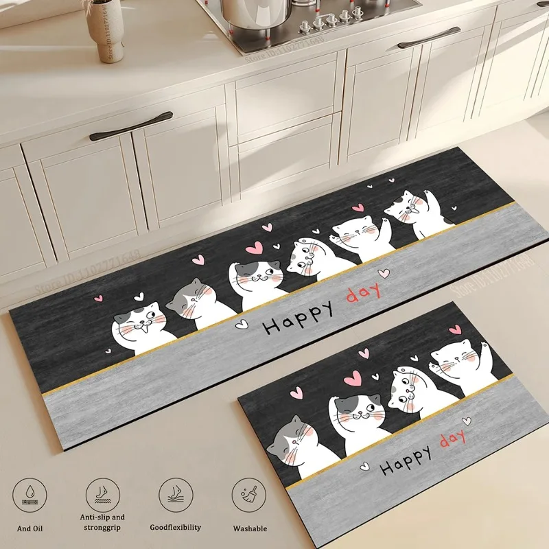 Cat Kitchen Corner  Long Floor - Commercial Kitchen Vinyl review and price