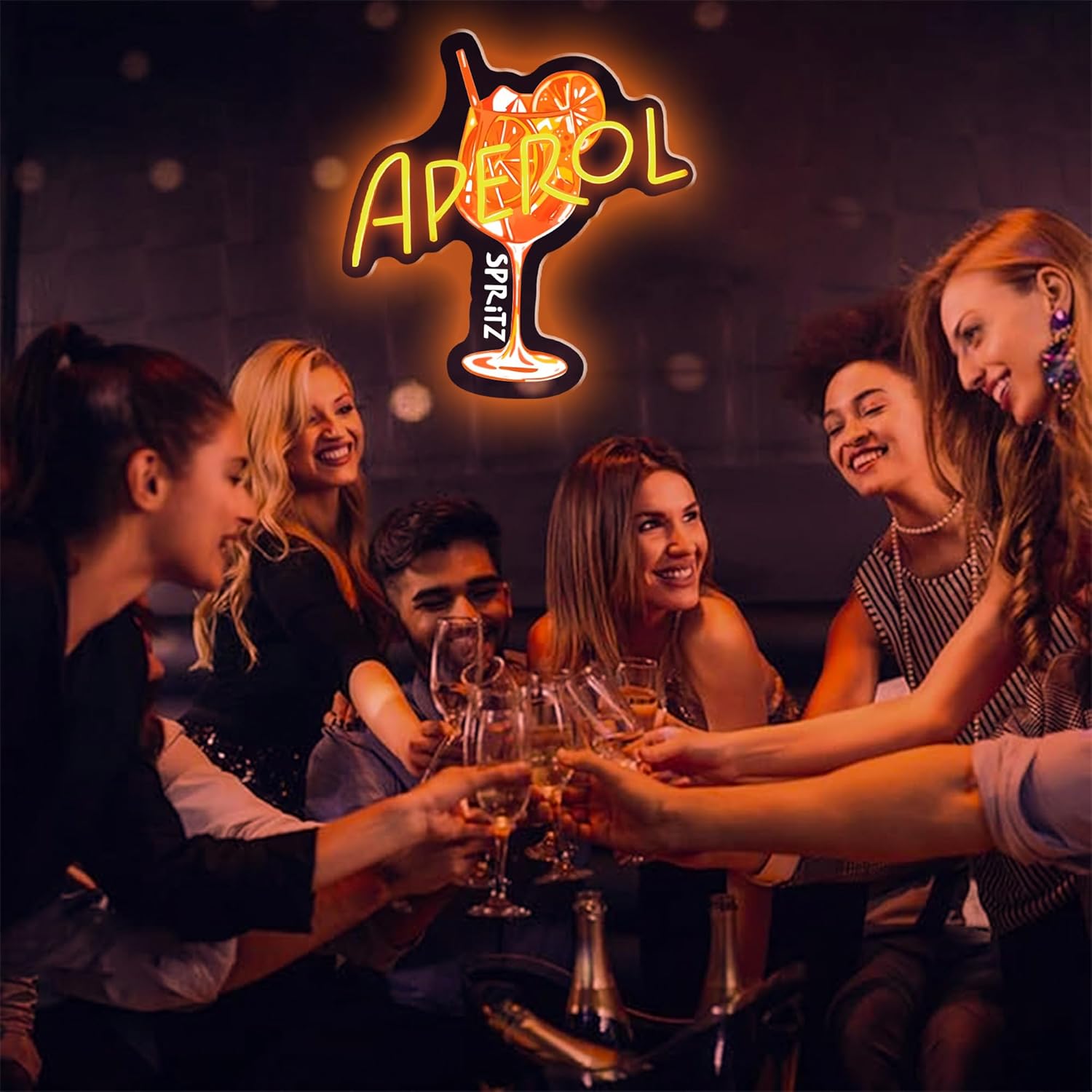 Aperol Spritz Neon Sign LED Co - Commercial Kitchen Light review and price